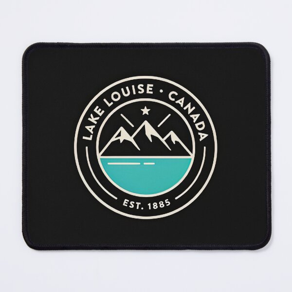 Item preview, Vintage Lake Louise Canada Mountain Circular Badge Emblem Vector designed and sold by Shutter-Dragon.
