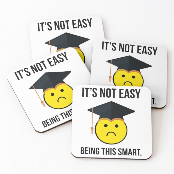 Item preview, It’s not easy being this smart. designed and sold by Rachel the Artist .
