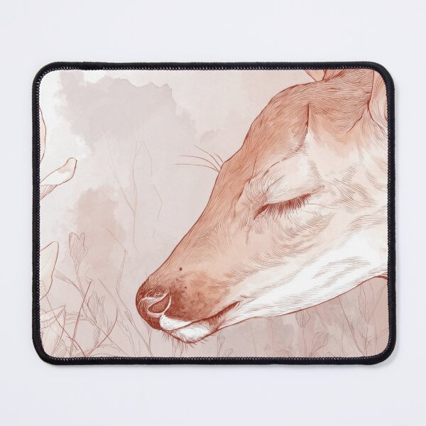 Item preview, A deer stands quietly among plants designed and sold by anytka.