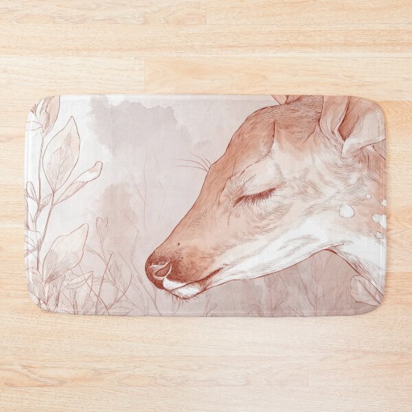 Item preview, A deer stands quietly among plants designed and sold by anytka.