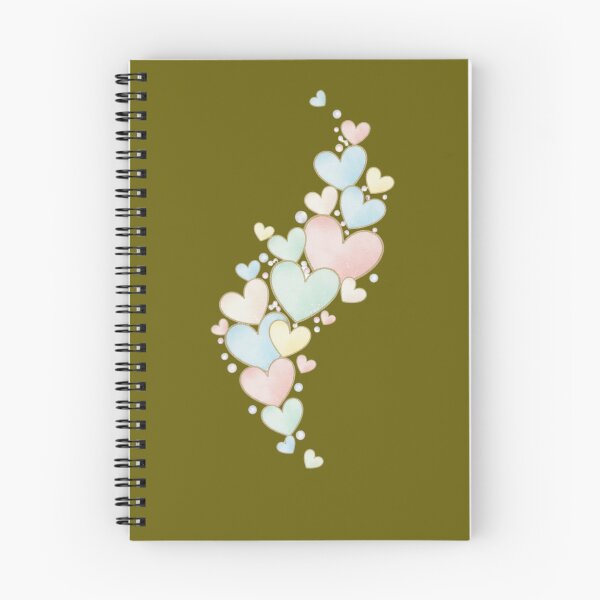 Item preview, Pastel Hearts Pattern Aesthetic designed and sold by Mattigiov.