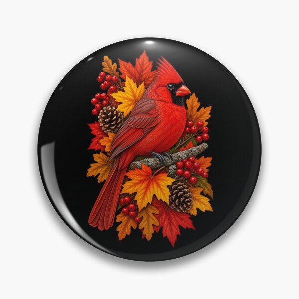 Item preview, Cardinal in Autumn designed and sold by RockitBaby.
