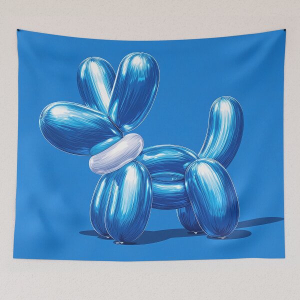 Item preview, Balloon dog sculpture in bright blue designed and sold by anytka.