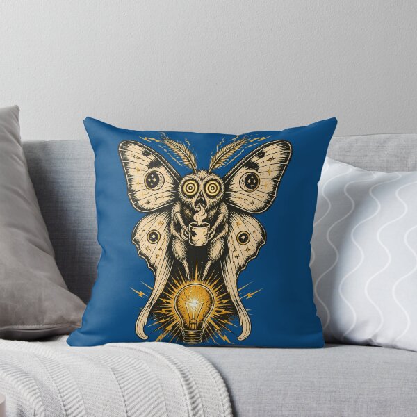 Item preview, Overstimulated Moth Funny Caffeine Burnout Graphic designed and sold by Fun2Fentastic.