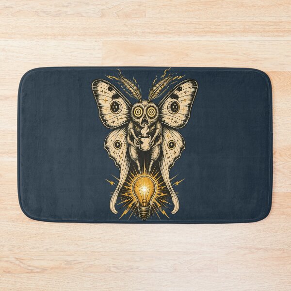 Item preview, Overstimulated Moth Funny Caffeine Burnout Graphic designed and sold by Fun2Fentastic.