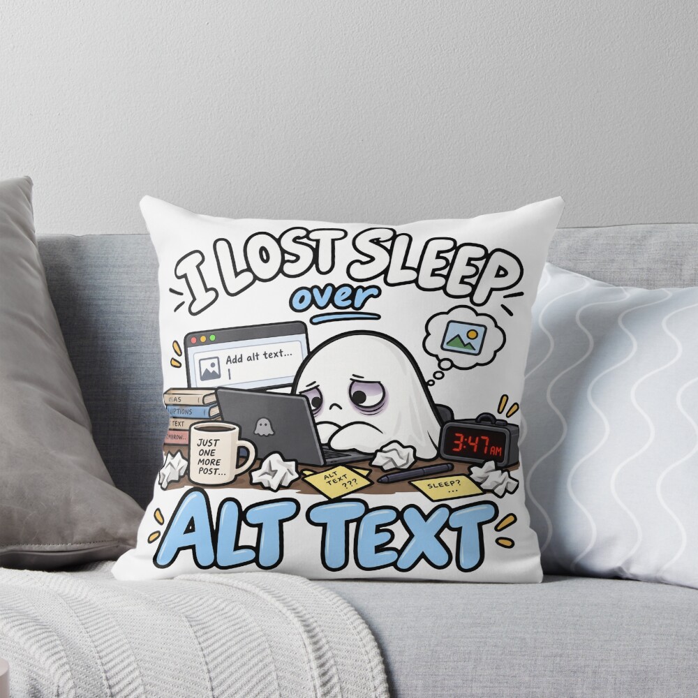 Item preview, Throw Pillow designed and sold by ANCDESIGN.