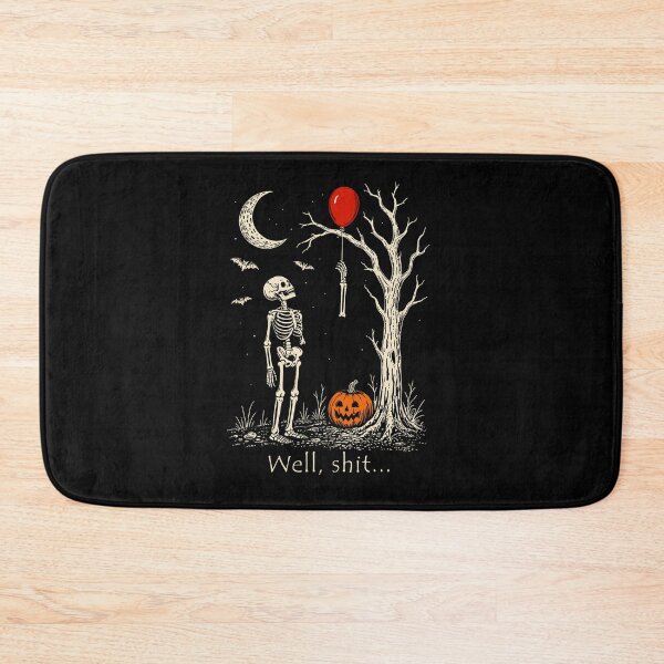 Item preview, Funny Skeleton Lost Balloon Well Shit Meme designed and sold by Hedoraxe.