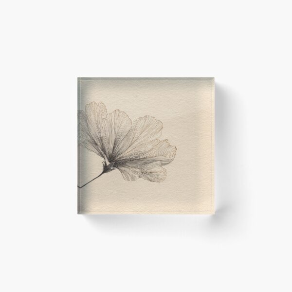Item preview, Simple flower drawing on paper designed and sold by anytka.