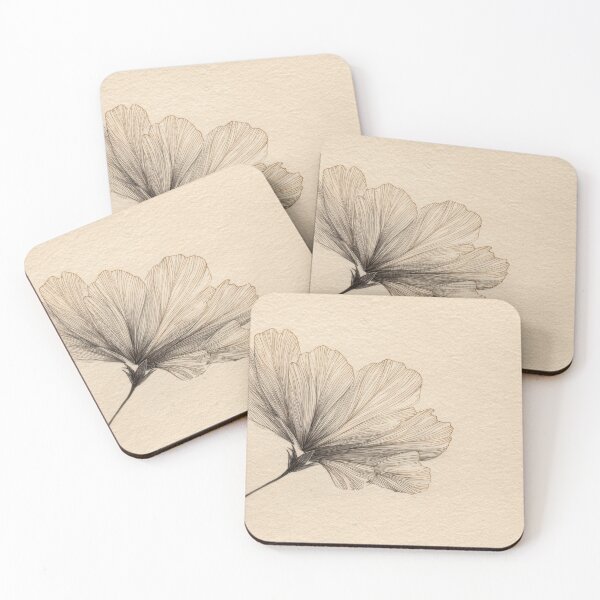 Item preview, Simple flower drawing on paper designed and sold by anytka.