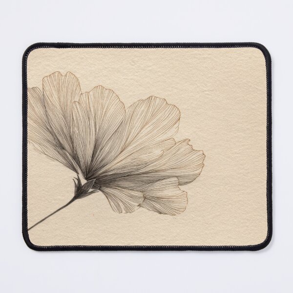 Item preview, Simple flower drawing on paper designed and sold by anytka.