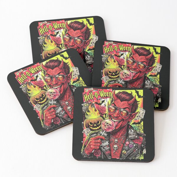 Item preview, Halloween Devil Punk Lollipop Horns Pumpkin designed and sold by Voodoo Store Paranormal Collections.