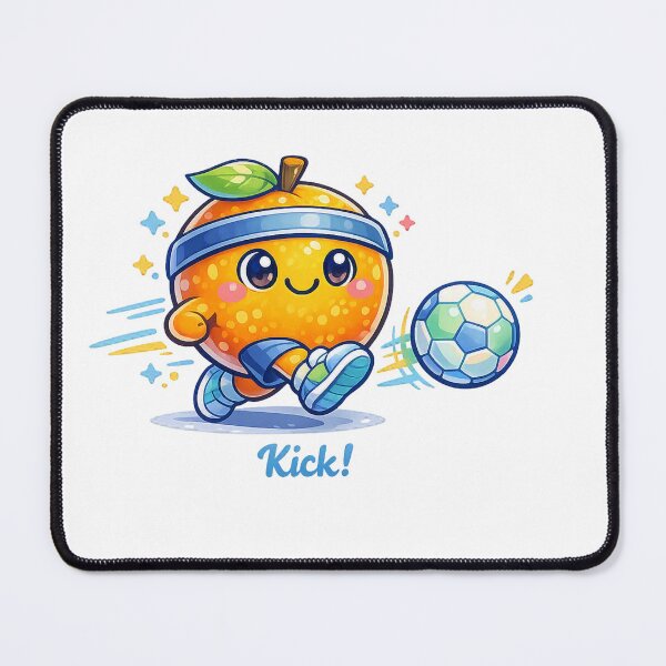 Item preview, Kawaii Soccer Orange designed and sold by Sommium .