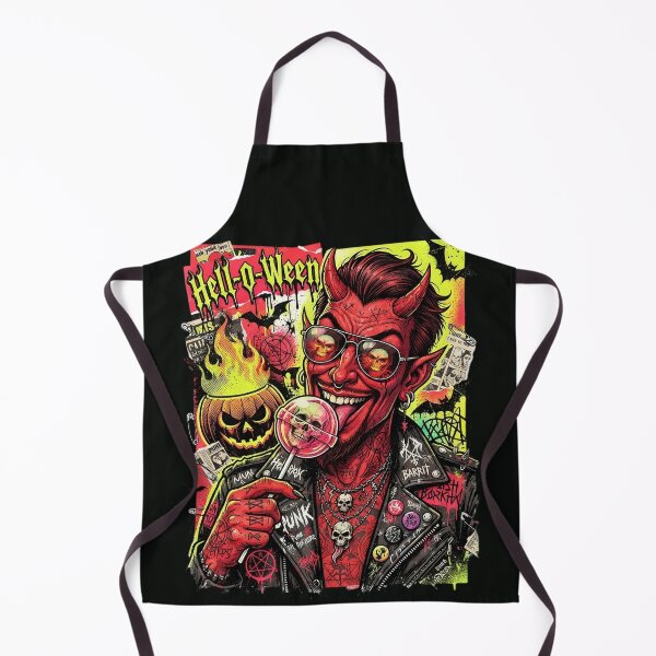 Item preview, Halloween Devil Punk Lollipop Horns Pumpkin designed and sold by Voodoo Store Paranormal Collections.