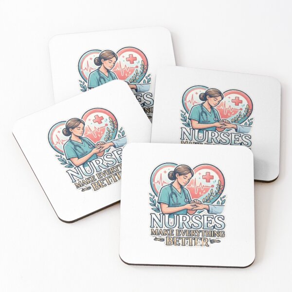 Item preview, Nurses Make Everything Better Heart Stethoscope Nurse Gift designed and sold by PixelStyle Studio.
