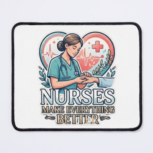 Item preview, Nurses Make Everything Better Heart Stethoscope Nurse Gift designed and sold by PixelStyle Studio.
