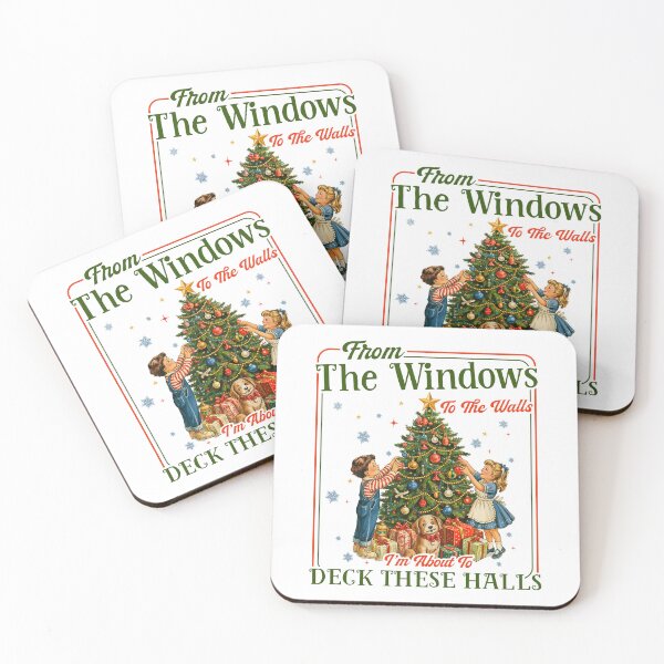 Item preview, Vintage From The Windows to The Walls I'm About to Deck These Halls designed and sold by Hedoraxe.