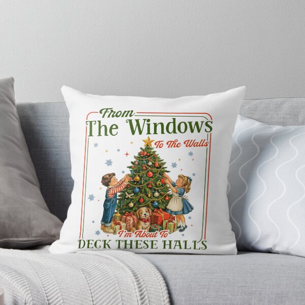 Item preview, Vintage From The Windows to The Walls I'm About to Deck These Halls designed and sold by Hedoraxe.