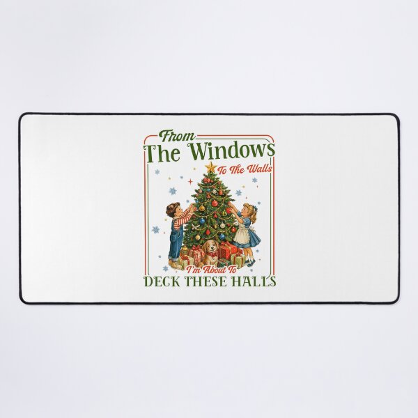 Item preview, Vintage From The Windows to The Walls I'm About to Deck These Halls designed and sold by Hedoraxe.
