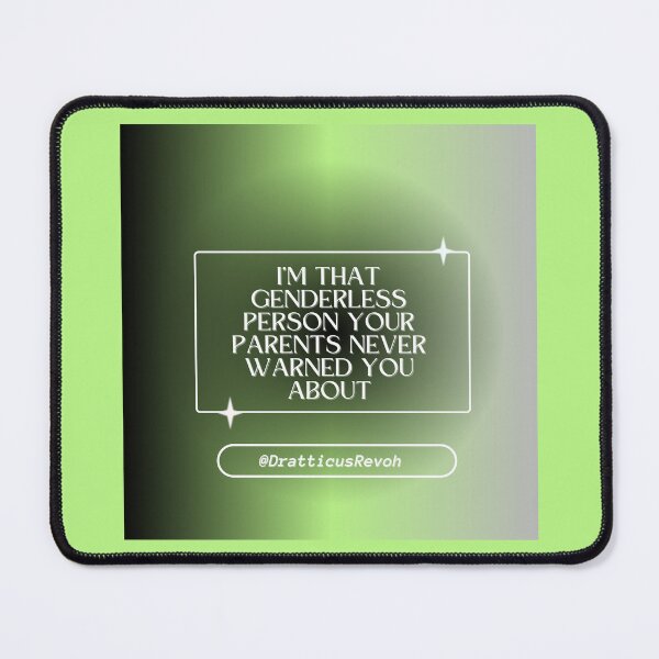Item preview, Agender: I’m That Genderless Person Your Parents Never Warned You About designed and sold by DratticusRevoh.