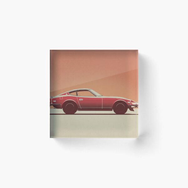 Item preview, Classic sports car profile at sunset designed and sold by anytka.