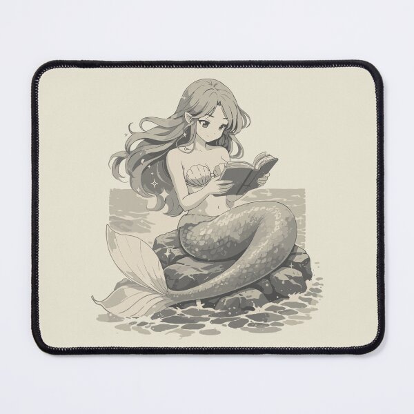 Item preview, Manga Mermaid Reading: Anime Book Design designed and sold by Pineapple-Tree.