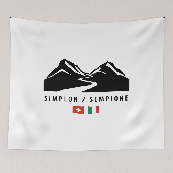 Item preview, Simplon Sempione Pass Alpine Cycling Road designed and sold by AntiqueImages.