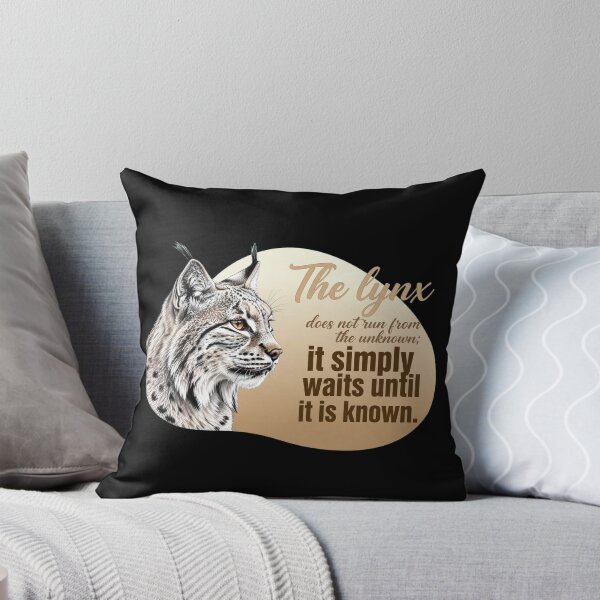 Item preview, The Lynx Does Not Run From The Unknown It Simply Waits Until It Is Known - Lynx Lover designed and sold by Vibe-Vary.
