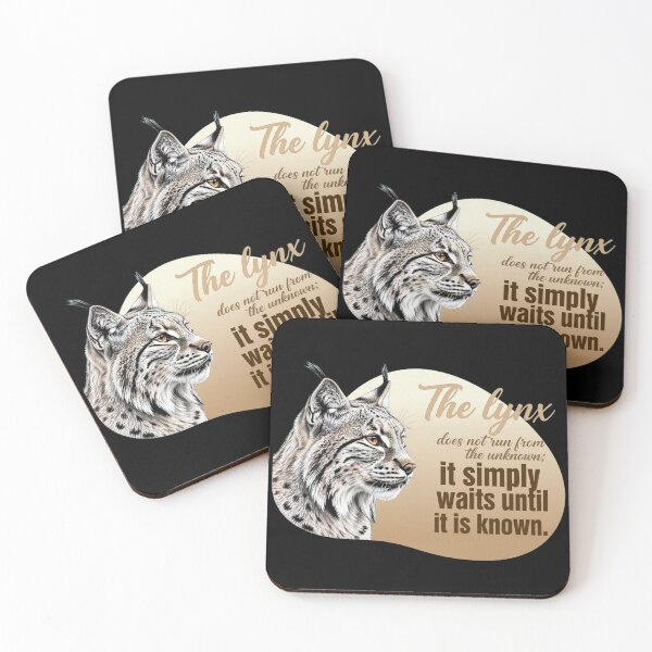 Item preview, The Lynx Does Not Run From The Unknown It Simply Waits Until It Is Known - Lynx Lover designed and sold by Vibe-Vary.
