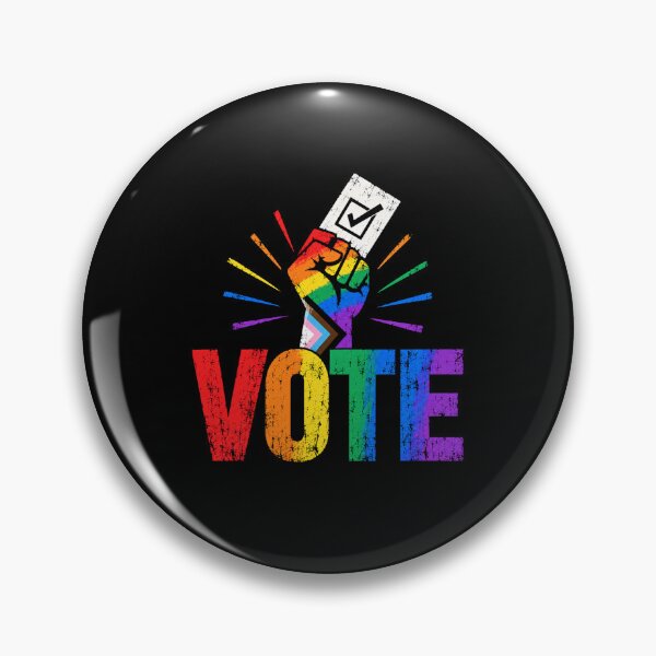 Item preview, LGBTQ Vote People Power – Pride Equality Democracy designed and sold by TEEJAMBOREE.