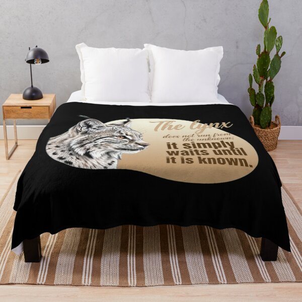 Item preview, The Lynx Does Not Run From The Unknown It Simply Waits Until It Is Known - Lynx Lover designed and sold by Vibe-Vary.