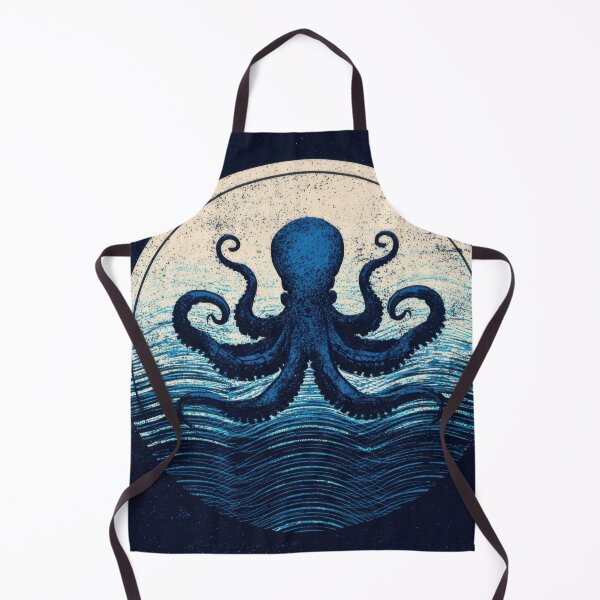 Item preview, Octopus in the ocean waves designed and sold by anytka.
