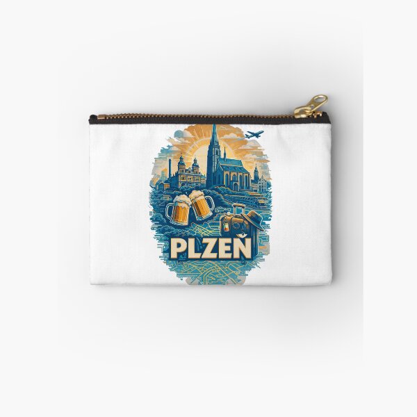 Artikelvorschau, Plzeň Skyline – Pilsen Silhouette Reise Motiv entworfen und verkauft von Pineapple-Tree.