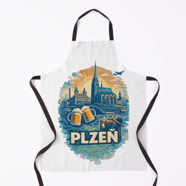 Item preview, Plzeň Skyline – Pilsen Silhouette Travel Motif designed and sold by Pineapple-Tree.