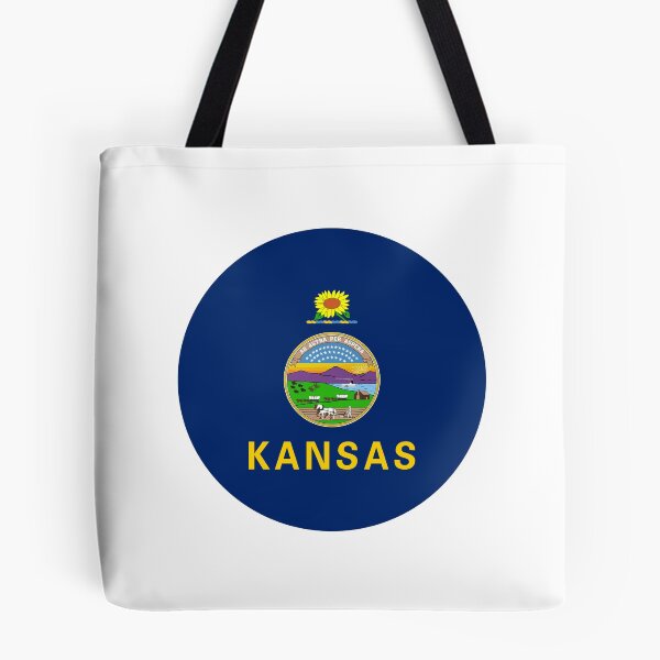 Item preview, Kansas Circle Flag Moving Away Gift, Homesick KS Present designed and sold by shitpostee.