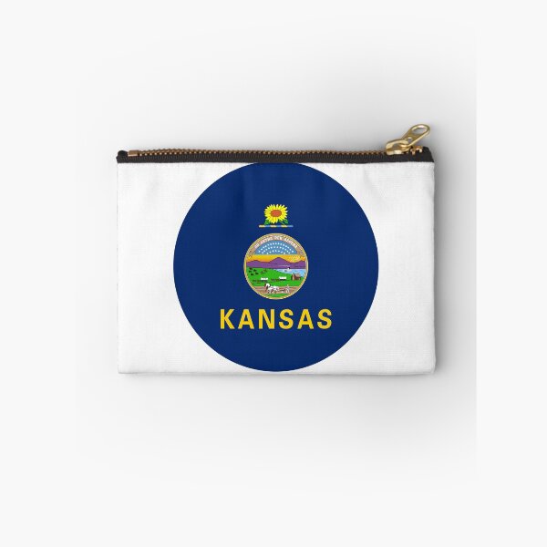 Item preview, Kansas Circle Flag Moving Away Gift, Homesick KS Present designed and sold by shitpostee.