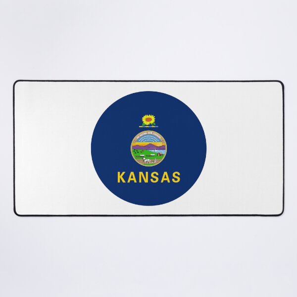 Item preview, Kansas Circle Flag Moving Away Gift, Homesick KS Present designed and sold by shitpostee.