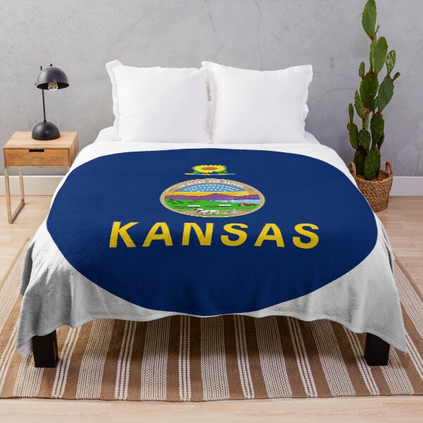 Item preview, Kansas Circle Flag Moving Away Gift, Homesick KS Present designed and sold by shitpostee.