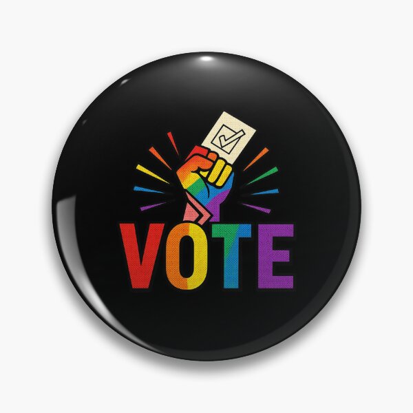 Item preview, LGBTQ Vote People Power – Pride Equality Democracy designed and sold by TEEJAMBOREE.