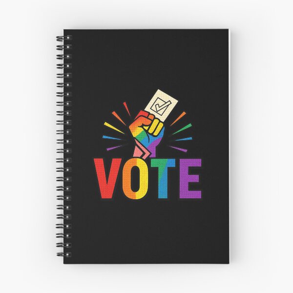 Item preview, LGBTQ Vote People Power – Pride Equality Democracy designed and sold by TEEJAMBOREE.