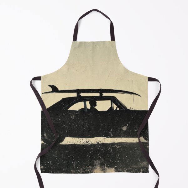 Item preview, Car with surfboard in silhouette designed and sold by anytka.