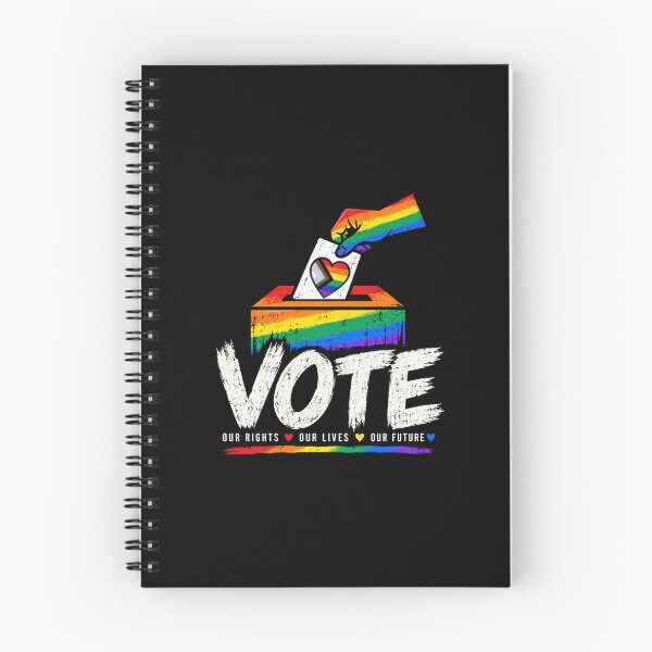 Item preview, LGBTQ Vote People Power – Pride Equality Democracy designed and sold by TEEJAMBOREE.