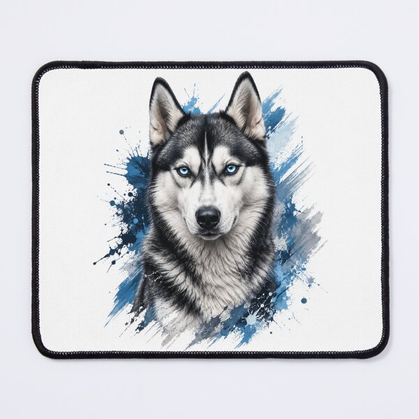 Item preview, Siberian Husky Paint Splash Animal Art Graphic T-Shirt designed and sold by CrayonStudio.