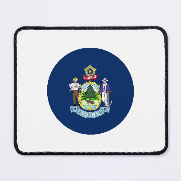 Item preview, Maine Circle Flag Moving Away Gift, Homesick ME Present designed and sold by shitpostee.
