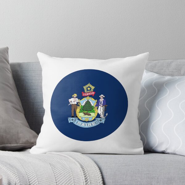 Item preview, Maine Circle Flag Moving Away Gift, Homesick ME Present designed and sold by shitpostee.
