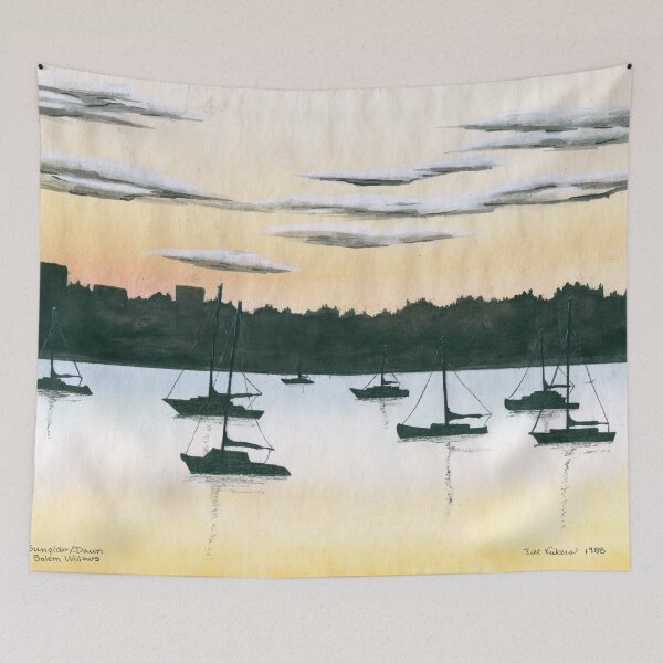 Item preview, Sunset on Salem Willows designed and sold by Imagine Bee Studio.