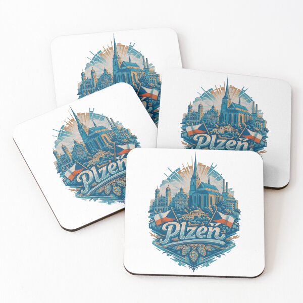 Item preview, Plzeň Skyline – Pride & Home Pilsen Design designed and sold by Pineapple-Tree.