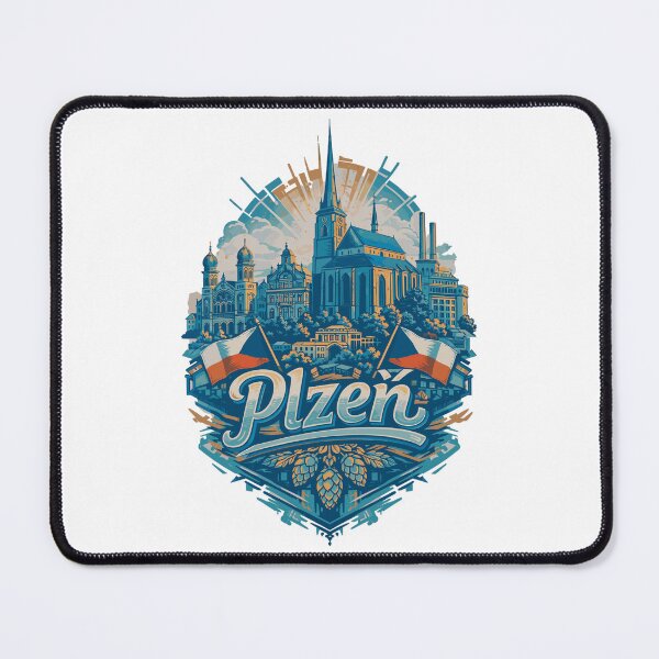 Item preview, Plzeň Skyline – Pride & Home Pilsen Design designed and sold by Pineapple-Tree.