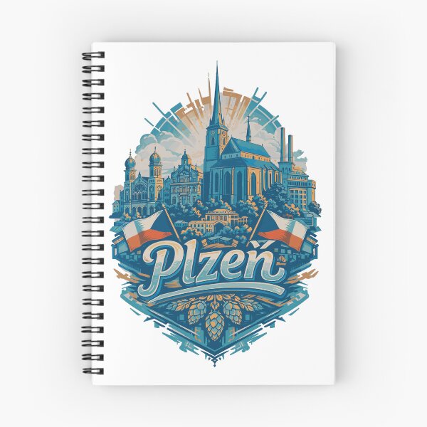Item preview, Plzeň Skyline – Pride & Home Pilsen Design designed and sold by Pineapple-Tree.