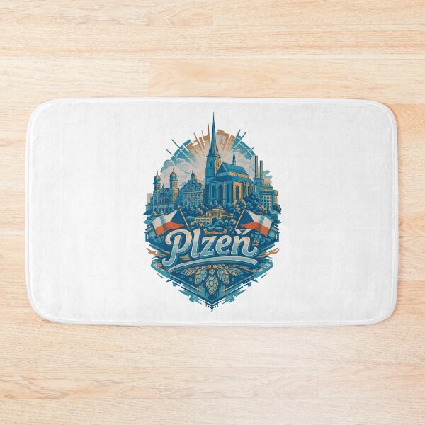 Item preview, Plzeň Skyline – Pride & Home Pilsen Design designed and sold by Pineapple-Tree.