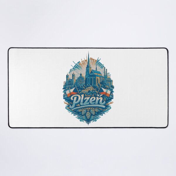 Item preview, Plzeň Skyline – Pride & Home Pilsen Design designed and sold by Pineapple-Tree.